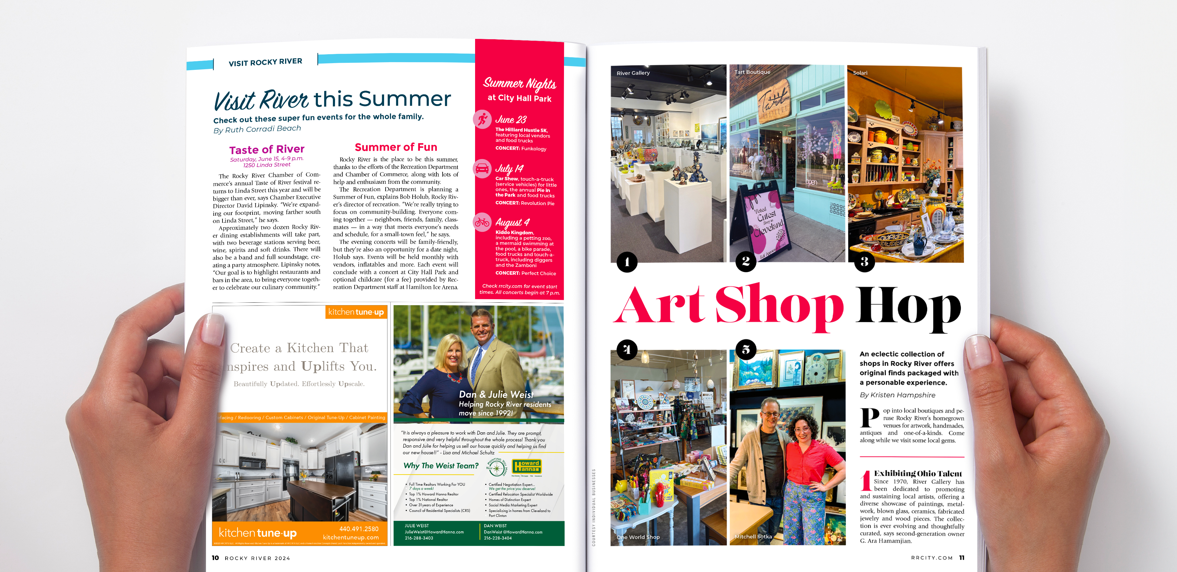 Visit River this Summer Spread Visit River this Summer Spread