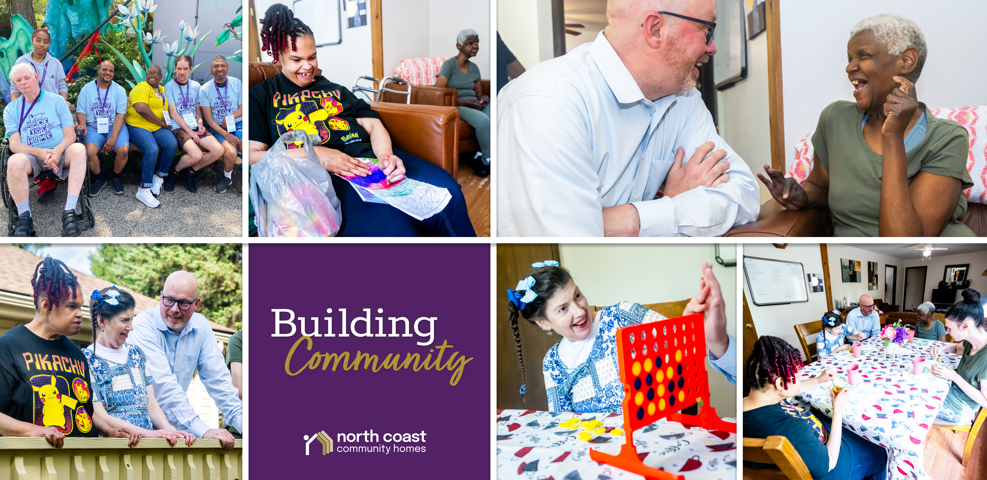 Various images of North Coast Community Homes residents Various images of North Coast Community Homes residents